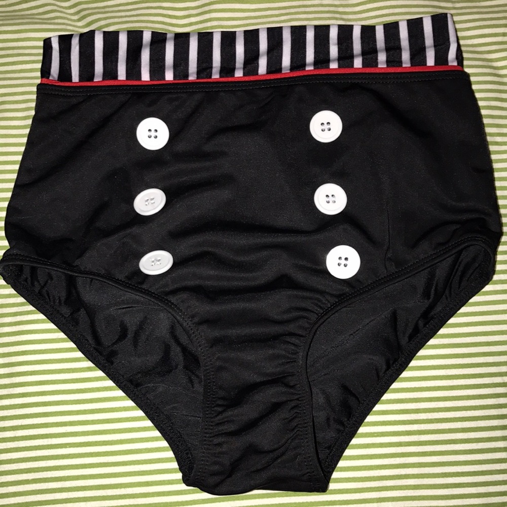 High Waisted Swim Bottoms